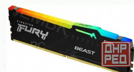 Оперативная Память Dimm Ddr5 Kingston Fury Beast (kf556c40bba-32) Rgb 32gb 5600mhz - арт:5901 Макеевка - изображение 1