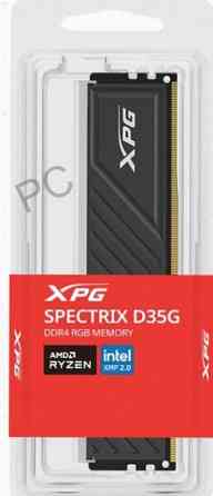 Оперативная Память Ddr4 Adata Xpg Spectrix d35g Rgb 32gb Ddr4-3200 (ax4u320032g16a-sbkd35 - арт:3270 Макеевка