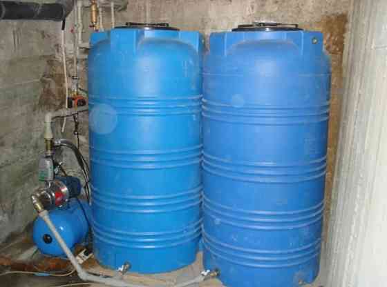 Установка накопительного бака Донецк