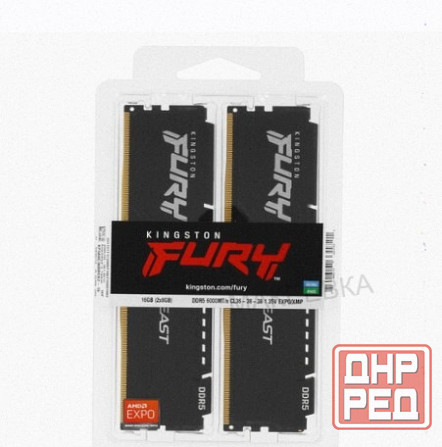 Оперативная Память Kingston Fury Beast Black Amd [kf560c36bbek2-16] 16 гб - арт:4574 Макеевка - изображение 4