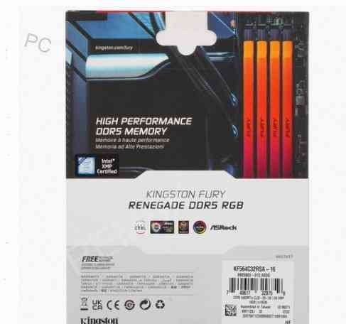 Оперативная Память Ddr5 Kingston Fury Renegade Silver Rgb [kf564c32rsa-16] 16 гб, 6400mhz - арт:4358 Макеевка