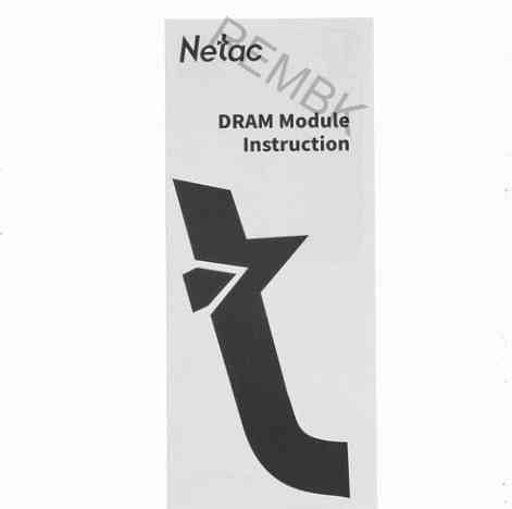 Оперативная Память Dimm Ddr4 Netac Shadow ii [ntswd4p32sp-08k] 8 гб - арт:1301 Макеевка