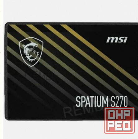 Твердотельный Накопитель Ssd 2.5" Msi Spatium s270 (s78-440e350-p83) 480гб - арт:9719 Макеевка - изображение 1