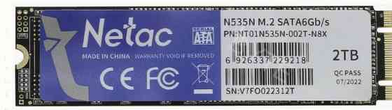 Твердотельный Накопитель Ssd m.2 Sata Netac 2tb Sata (nt01n535n-002t-n8x) - арт:7419 Макеевка