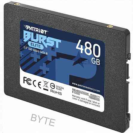Твердотельный Накопитель Ssd 2.5" Patriot Memory 480гб Sata (pbe480gs25ssdr) - арт:6092 Макеевка