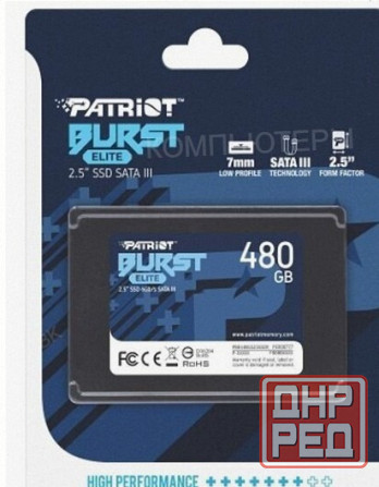 Твердотельный Накопитель Ssd 2.5" Patriot Memory 480гб Sata (pbe480gs25ssdr) - арт:6092 Макеевка - изображение 4