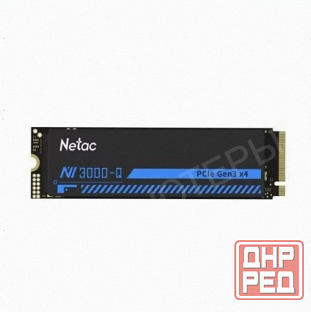 Ssd Накопитель Netac nv3000 512gb nt01nv3000q-512-e4x m.2 2280, Pci-e 3.0 x4, Черный по д - арт:7297 Макеевка - изображение 1