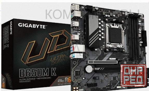 Материнская Плата Gigabyte b650m k am5, Micro-atx - арт:9350 Макеевка - изображение 1