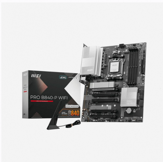 Материнская Плата Msi Pro b840-p Wifi, am5, Amd b840, Atx, Rtl (pro b840-p Wifi) - арт:7689 Макеевка