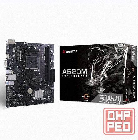 Материнская Плата Biostar a520mhp, am4, Amd a520, Micro-atx, Rtl (a520mhp 2.0) - арт:1127 Макеевка - изображение 1