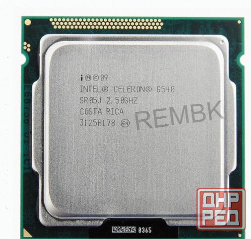 Процессор Intel Celeron g540 Sandy Bridge Lga1155, 2 x 2500 Мгц б/у - арт:3724 Макеевка - изображение 1