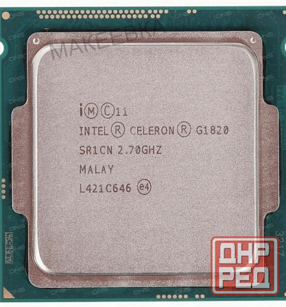 Процессор Intel Celeron g1820 Lga1150, 2 x 2700 Мгц б/у - арт:6693 Макеевка - изображение 1