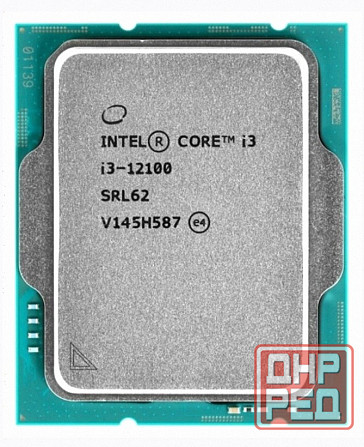 Процессор Intel Core i3-12100 (lga1700,alder Lake, 4c/8t, 3.3/4.3ghz, 12mb, 60/89w, Uhd g - арт:4836 Макеевка - изображение 1