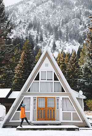 Строительство домов а-фрейм барнхаус Донецк