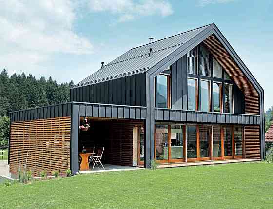 Строительство домов а-фрейм барнхаус Донецк