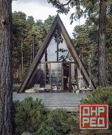 Строительство домов а-фрейм барнхаус Донецк - изображение 7