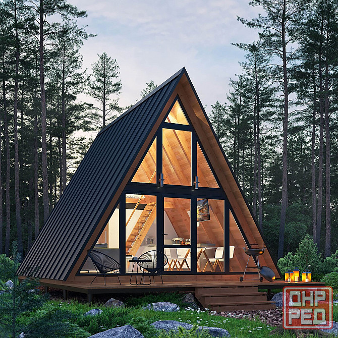 Строительство домов а-фрейм барнхаус Донецк - изображение 6