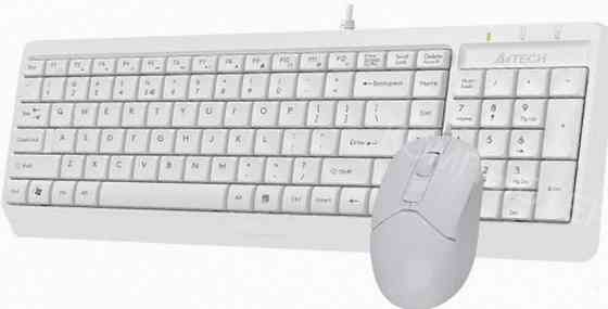 Клавиатура + Мышь a4tech Fstyler f1512 Клав:белый Мышь:белый Usb - арт:8850 Макеевка