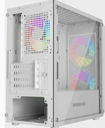 Корпус Powercase Mistral Micro a3w Argb, Tempered Glass, 2x 140mm Argb Pwm+1x 120mm Argb - арт:9982 Макеевка