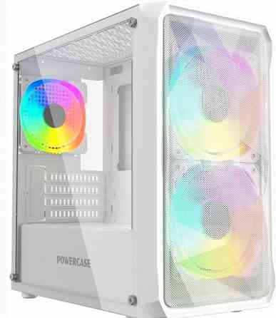 Корпус Powercase Mistral Micro a3w Argb, Tempered Glass, 2x 140mm Argb Pwm+1x 120mm Argb - арт:9982 Макеевка