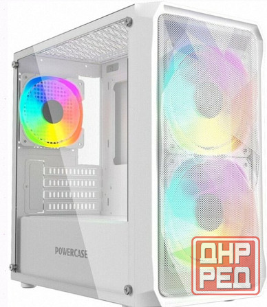 Корпус Powercase Mistral Micro a3w Argb, Tempered Glass, 2x 140mm Argb Pwm+1x 120mm Argb - арт:9982 Макеевка - изображение 1