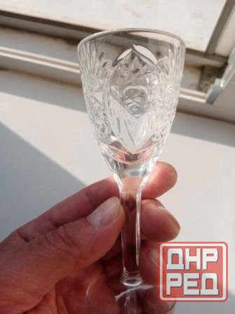 Хрустальные рюмочные фужеры ссср Донецк - изображение 3