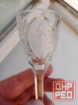 Хрустальные рюмочные фужеры ссср Донецк - изображение 4