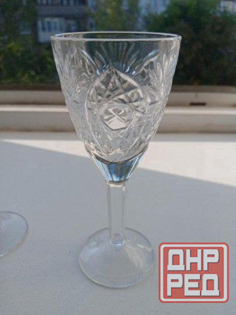 Хрустальные рюмочные фужеры ссср Донецк - изображение 2