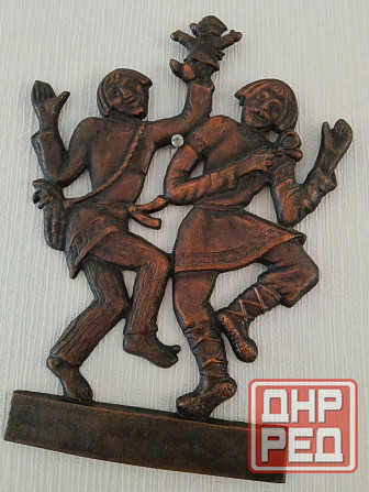 Панно "Скоморохи", силумин Донецк - изображение 2