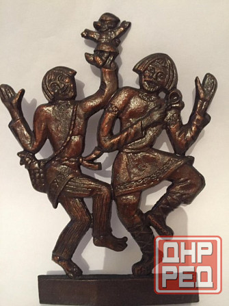 Панно "Скоморохи", силумин Донецк - изображение 1