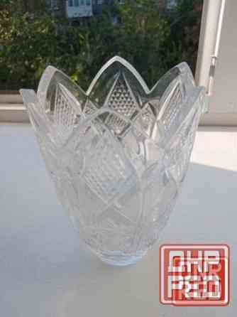 Хрустальная ваза времён ссср Донецк