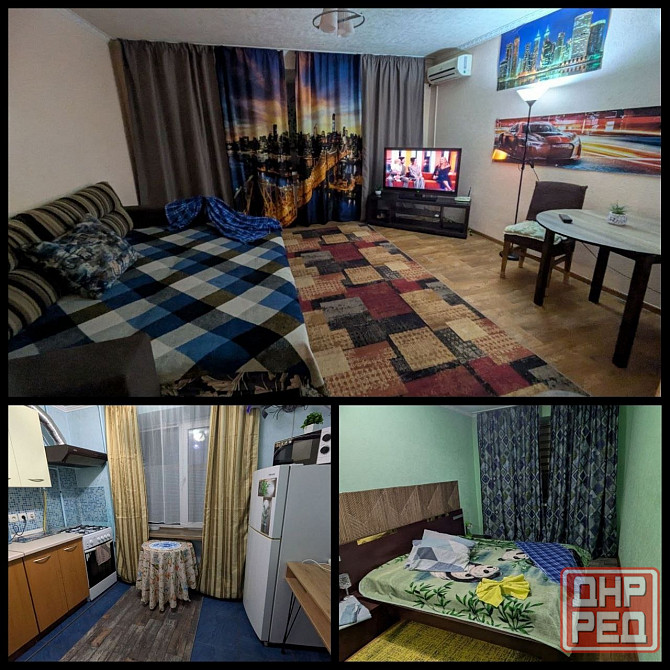 Собственник посуточно и почасово сдаётся 2-комнатная квартира Комсомольский 28 Донецк - изображение 1