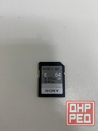 Карта памяти Sony SDXC 64GB UHS-II V30 45/270 Mb/s Донецк - изображение 1