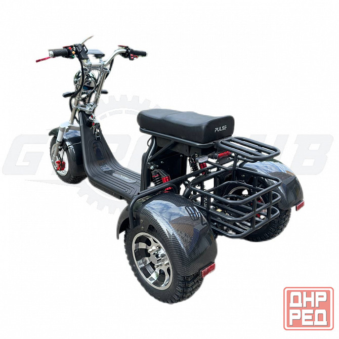 Электроскутер Citycoco PULSE X30 Trike. Без аккумулятора! Донецк - изображение 1