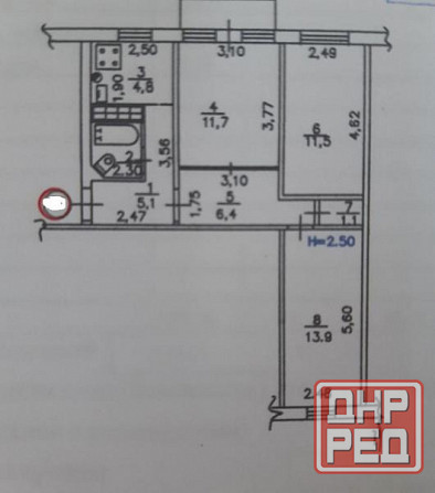 Продам 3-х комнатную, стадион Кировец + Гараж Донецк - изображение 10