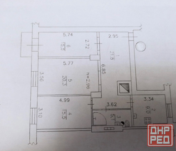 Продается 3-х комнатная квартира в топ-локации Донецка,Бульвар Пушкина Донецк - изображение 3