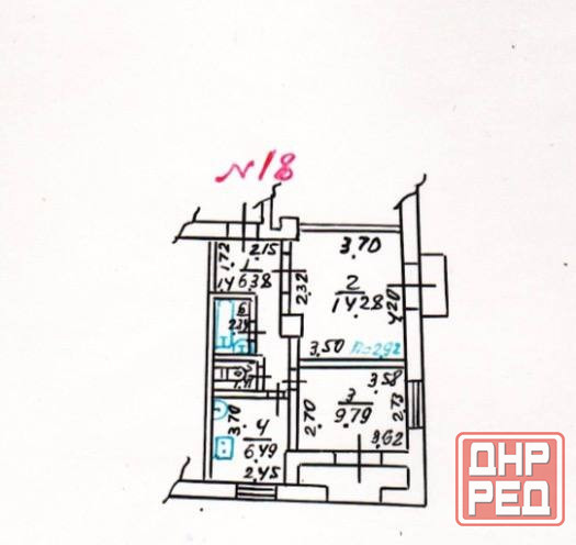 Продается двухкомнатная квартира сталинка в центре Мариуполя. Мариуполь - изображение 9