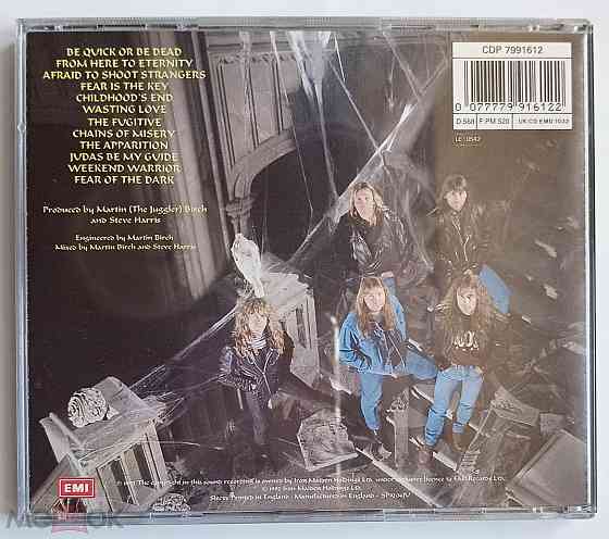 Компакт-диск | CD: Iron Maiden - 1992 "Fear Of The Dark" (EMI, CDP 7991612), Великобритания | UK Донецк