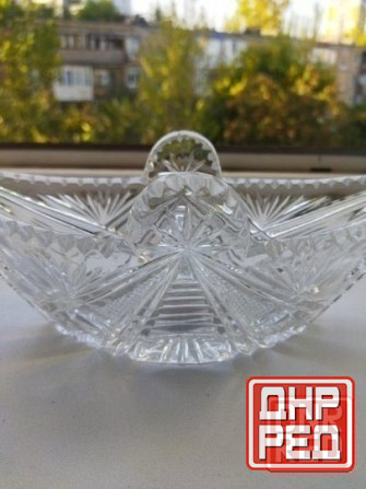 Хрустальная салатница (конфетгица) ссср ладьч Донецк - изображение 4