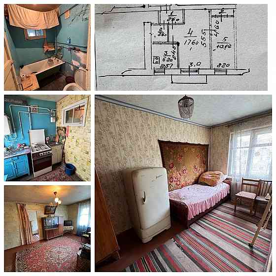 Продается 2-х к. квартира м-н Центральный торг Макеевка