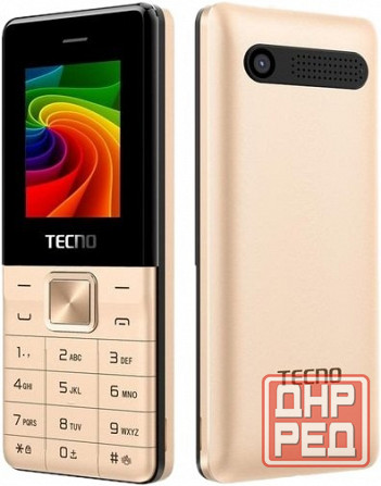 Мобильный телефон Tecno T301 DS Black, gold, blue Донецк - изображение 3