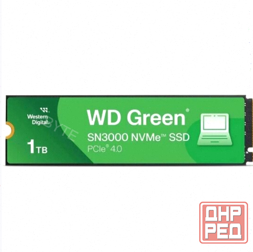 Твердотельный Накопитель Ssd Western Digital Green sn3000, 1000gb, m.2 2280, Pcie 4.0 x4 - арт:7892 Макеевка - изображение 1
