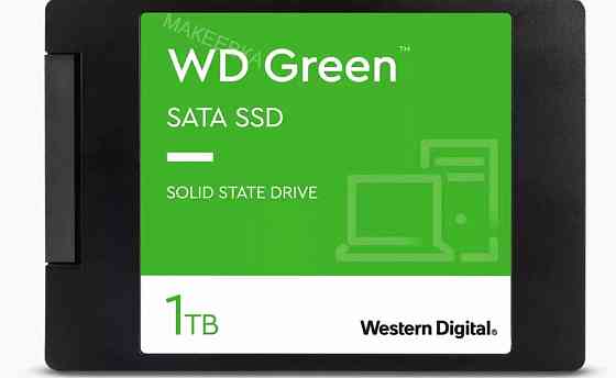 Твердотельный Накопитель Ssd 1tb Western Digital Green Wds100t3g0a Sata3 2.5 - арт:2667 Макеевка