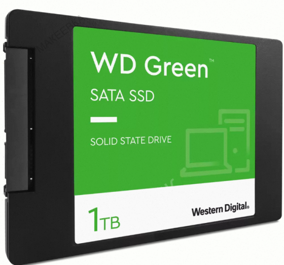 Твердотельный Накопитель Ssd 1tb Western Digital Green Wds100t3g0a Sata3 2.5 - арт:2667 Макеевка