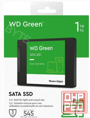 Твердотельный Накопитель Ssd 1tb Western Digital Green Wds100t3g0a Sata3 2.5 - арт:2667 Макеевка - изображение 3