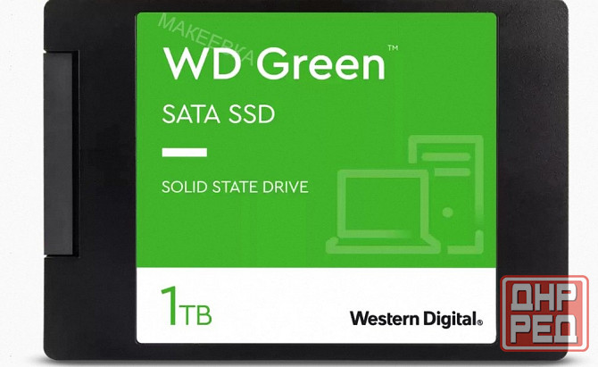 Твердотельный Накопитель Ssd 1tb Western Digital Green Wds100t3g0a Sata3 2.5 - арт:2667 Макеевка - изображение 1