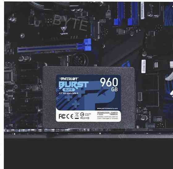 Ssd Patriot Sata Iii 960gb Pbe960gs25ssdr Burst Elite 2.5" - арт:6837 Макеевка