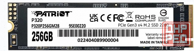 Твердотельный Накопитель Ssd 256gb Patriot p320 (p320p256gm28) - арт:3443 Макеевка - изображение 1