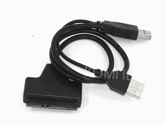 Переходник Sata на Usb 2.0 на Шнурке 30см с Индикаторами Питания и Чтения Hdd dm-685 - арт:1498 Макеевка