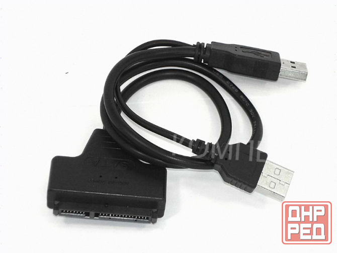 Переходник Sata на Usb 2.0 на Шнурке 30см с Индикаторами Питания и Чтения Hdd dm-685 - арт:1498 Макеевка - изображение 2